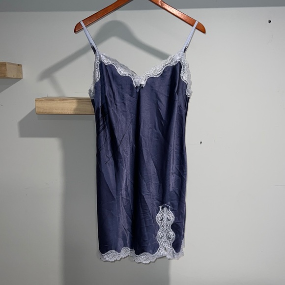 Victoria's Secret Other - Vintage Victoria’s Secret blue satin slip